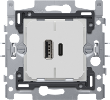 DUAL USB-A/C LADER KLAUW