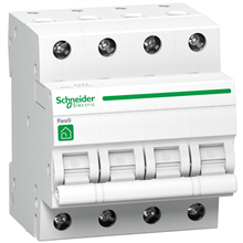 RESI9 CIRCUIT BREAKER 4P 25A C