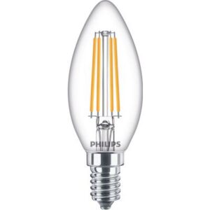Led E14 Kaars Filament Helder 6.5W 806lm 827 Zeer WW