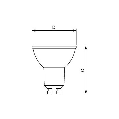 LED Spot GU10 3.5W 255lm 36D - 827 Zeer Warm Wit | Vervangt 35W
